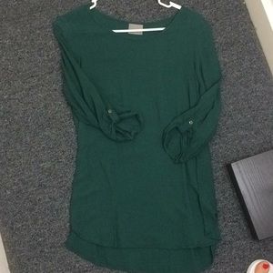 Hunter green blouse from Germany